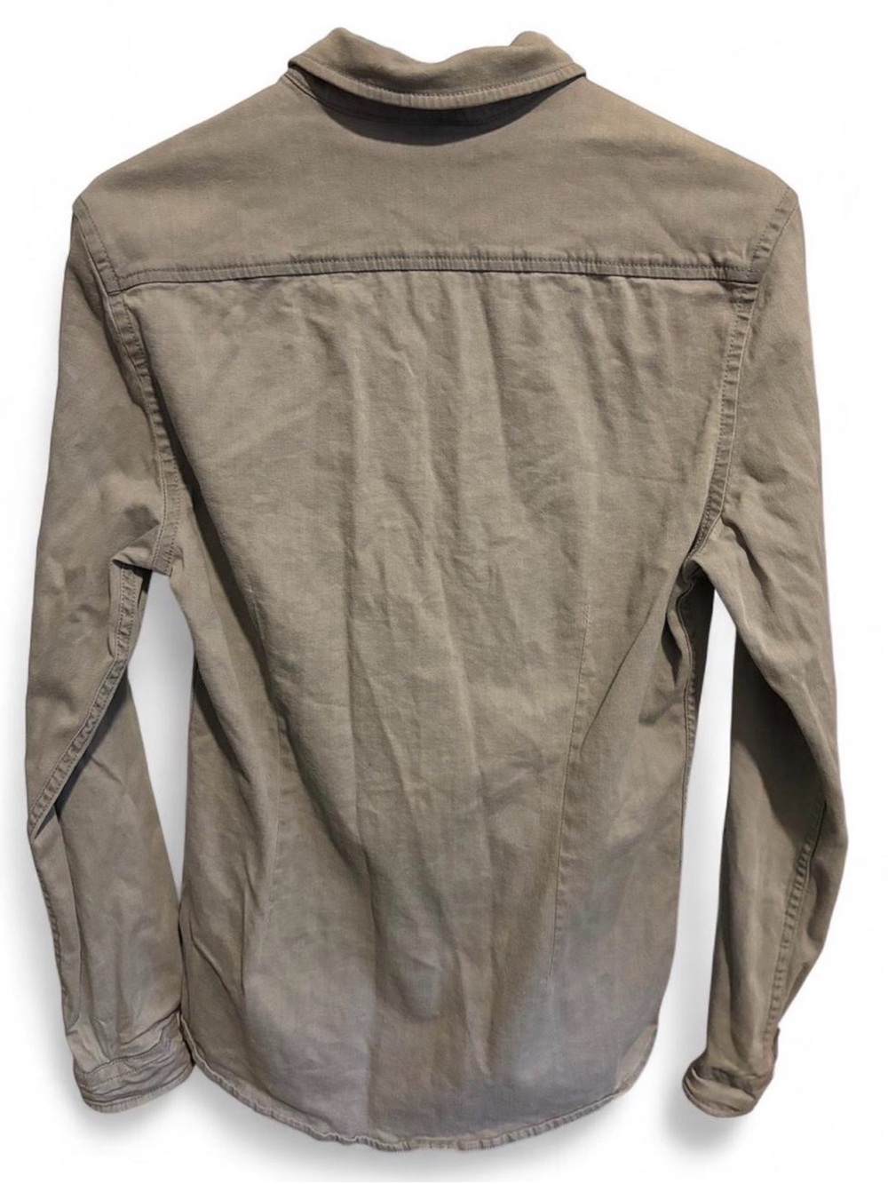 ASOS Men's Button-Down Shirt in Light Gray - Picture 3 of 3